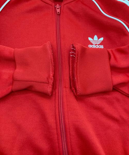 adidas（アディダス）adidas (アディダス) トラックジャケット レッド サイズ:Ｍの古着・服飾アイテム