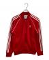adidas（アディダス）の古着「トラックジャケット」｜レッド