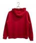 NIKE (ナイキ) Supreme (シュプリーム) 19FW Leather Applique Hooded Sweatshirt レッド サイズ:M：15000円