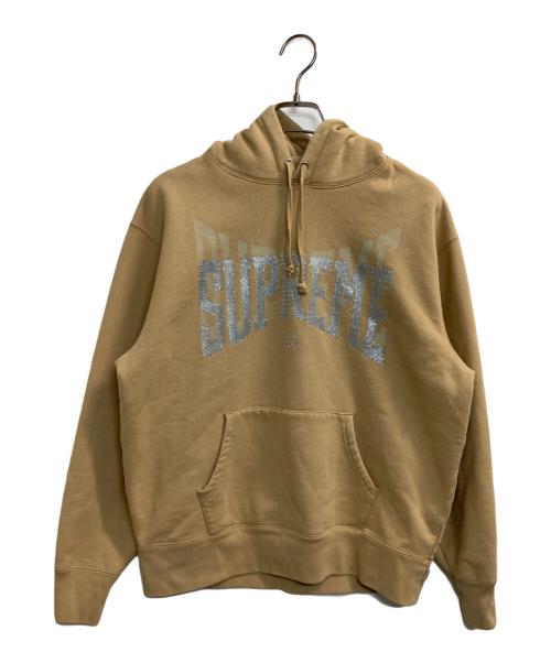 SUPREME（シュプリーム）Supreme (シュプリーム) 22FW Rhinestone Shadow hooded ベージュ サイズ:Sの古着・服飾アイテム
