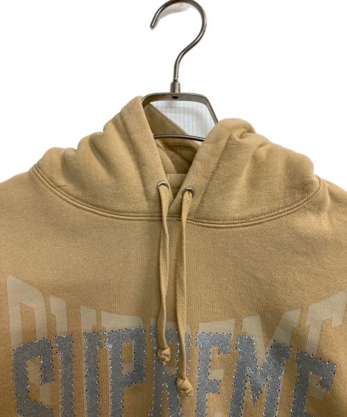 SUPREME（シュプリーム）Supreme (シュプリーム) 22FW Rhinestone Shadow hooded ベージュ サイズ:Sの古着・服飾アイテム
