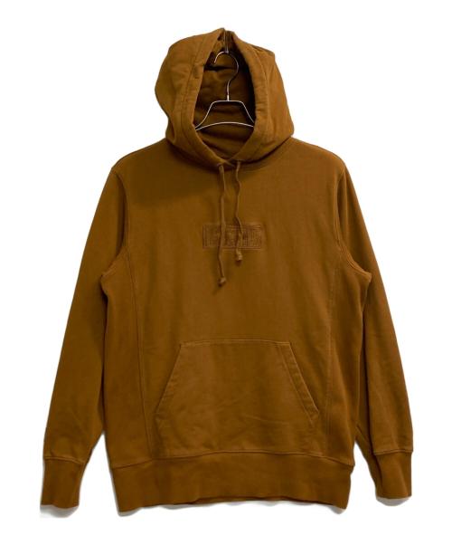 PUMA（プーマ）PUMA (プーマ) MAISON KITSUNE (メゾンキツネ) コラボロゴプルオーバーパーカー ブラウン サイズ:Ｍの古着・服飾アイテム