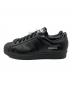 adidas (アディダス) PRADA (プラダ) コラボ Superstar ローカットスニーカー ブラック サイズ:US 7 1/2 未使用品：50000円