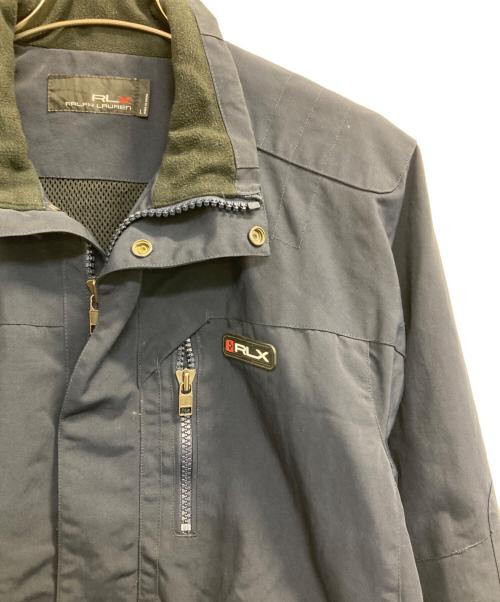 RLX RALPH LAUREN（アールエルエックスラルフローレン）RLX RALPH LAUREN (アールエルエックスラルフローレン) ジップアップジャケット ネイビー サイズ:Ｌの古着・服飾アイテム