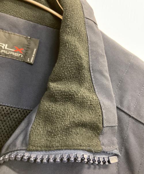 RLX RALPH LAUREN（アールエルエックスラルフローレン）RLX RALPH LAUREN (アールエルエックスラルフローレン) ジップアップジャケット ネイビー サイズ:Ｌの古着・服飾アイテム