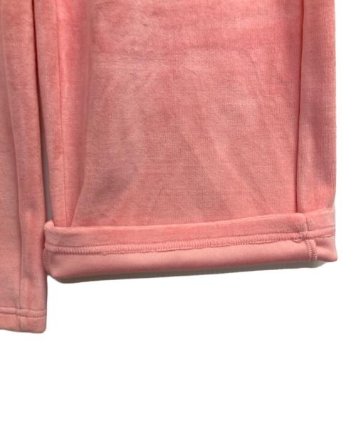 BLACK PINK（ブラックピンク）BLACK PINK (ブラックピンク) ラインストーンベロアパンツ ピンク サイズ:Mの古着・服飾アイテム