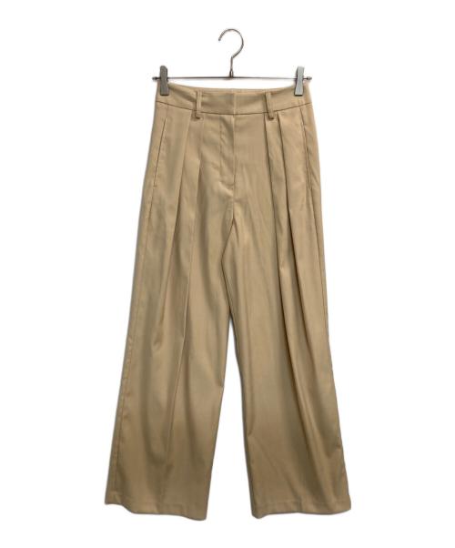 TODAYFUL（トゥデイフル）TODAYFUL (トゥデイフル) Tuck Twill Trousers ベージュ サイズ:36の古着・服飾アイテム