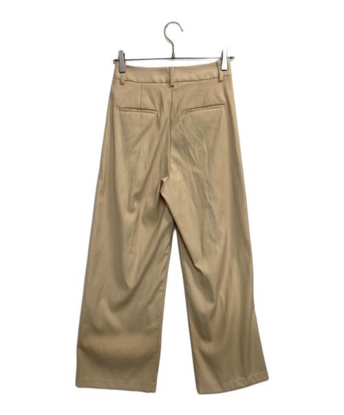 TODAYFUL（トゥデイフル）TODAYFUL (トゥデイフル) Tuck Twill Trousers ベージュ サイズ:36の古着・服飾アイテム