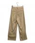TODAYFUL (トゥデイフル) Tuck Twill Trousers ベージュ サイズ:36：6000円