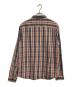 RRL (ダブルアールエル) チェックネルシャツ ネイビー×レッド サイズ:L：16000円