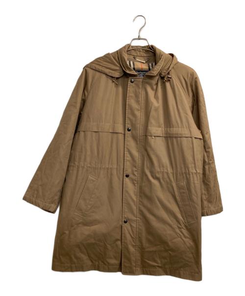 Burberry's（バーバリーズ）Burberry's (バーバリーズ) ノヴァチェックライナー付きフーデッドコート ベージュ サイズ:Ｌの古着・服飾アイテム