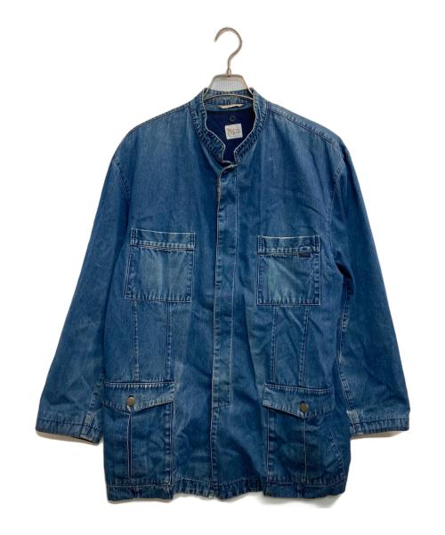 PAPAS（パパス）PAPAS (パパス) デニムカバーオール インディゴ サイズ:Ｍの古着・服飾アイテム