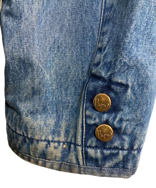 PAPAS（パパス）PAPAS (パパス) デニムカバーオール インディゴ サイズ:Ｍの古着・服飾アイテム