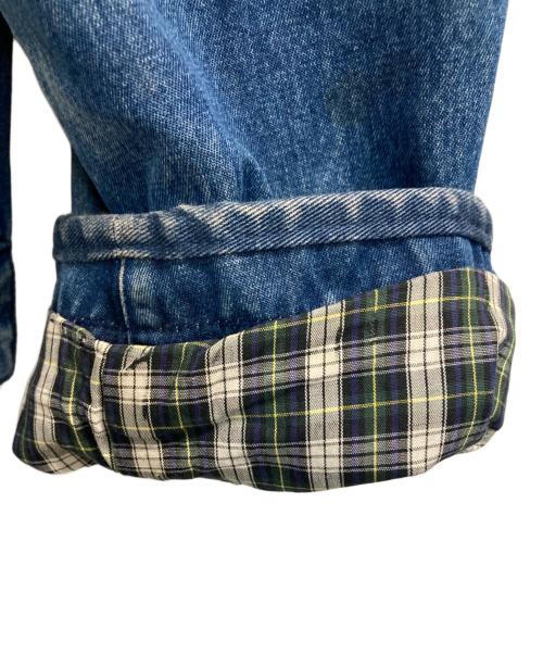 PAPAS（パパス）PAPAS (パパス) デニムカバーオール インディゴ サイズ:Ｍの古着・服飾アイテム