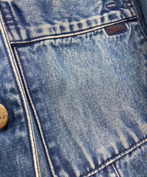 PAPAS（パパス）PAPAS (パパス) デニムカバーオール インディゴ サイズ:Ｍの古着・服飾アイテム