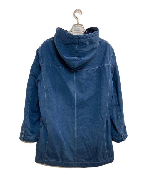 PAPAS（パパス）PAPAS (パパス) デニムダッフルコート インディゴ サイズ:48の古着・服飾アイテム