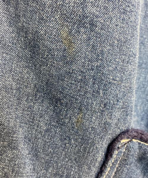 PAPAS（パパス）PAPAS (パパス) デニムダッフルコート インディゴ サイズ:48の古着・服飾アイテム