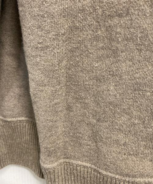 PAPAS（パパス）PAPAS (パパス) ヘンリーネックスウェット ブラウン サイズ:48の古着・服飾アイテム