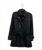 BURBERRY BLACK LABELバーバリーブラックレーベル）の古着「ライナー付トレンチコート」｜ブラック