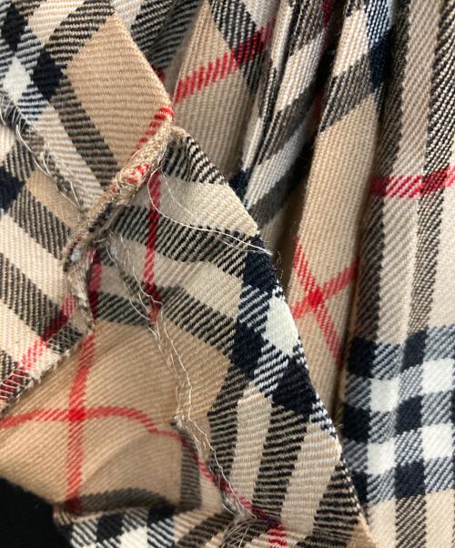 Burberry's（バーバリーズ）Burberry's (バーバリーズ) ノヴァチェックフレアミニスカート ベージュ サイズ:38の古着・服飾アイテム