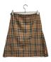 Burberry's (バーバリーズ) ノヴァチェックフレアミニスカート ベージュ サイズ:38：7000円