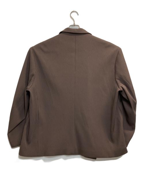 MAISON SPECIAL（メゾンスペシャル）MAISON SPECIAL (メゾンスペシャル) Omega Rib Prime-Over Double Tailored Jacket ブラウン サイズ:２の古着・服飾アイテム