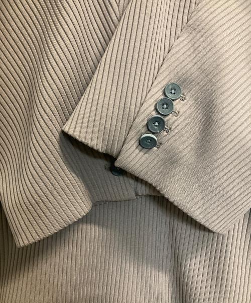 MAISON SPECIAL（メゾンスペシャル）MAISON SPECIAL (メゾンスペシャル) Omega Rib Prime-Over Double Tailored Jacket ブラウン サイズ:２の古着・服飾アイテム