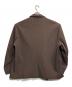 MAISON SPECIAL (メゾンスペシャル) Omega Rib Prime-Over Double Tailored Jacket ブラウン サイズ:２：9000円
