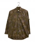 OAMCオーエーエムシー）の古着「Camo Re:Work Romanian Shirt 'Lilac'」｜ブラウン×カーキ