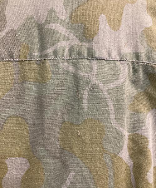 OAMC（オーエーエムシー）OAMC (オーエーエムシー) Camo Re:Work Romanian Shirt 'Lilac' ブラウン×カーキ サイズ:記載なし(実寸サイズ参考)の古着・服飾アイテム