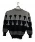 Christian Dior MONSIEUR (クリスチャンディオールムッシュ) 千鳥柄ニット ブラック×グレー サイズ:Ｍ：6000円