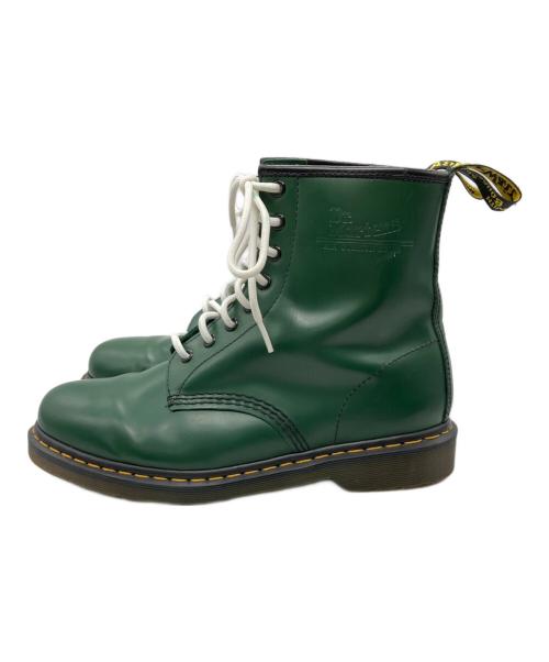 Dr.Martens（ドクターマーチン）Dr.Martens (ドクターマーチン) レースアップブーツ グリーン サイズ:US 9Mの古着・服飾アイテム