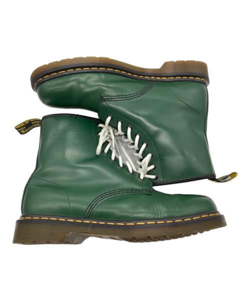 Dr.Martens（ドクターマーチン）Dr.Martens (ドクターマーチン) レースアップブーツ グリーン サイズ:US 9Mの古着・服飾アイテム