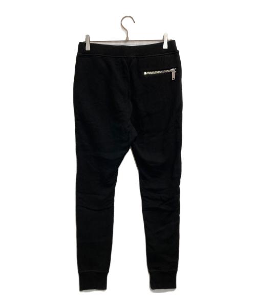 DSQUARED2（ディースクエアード）DSQUARED2 (ディースクエアード) ロゴプリントスウェットパンツ ブラック サイズ:Ｓの古着・服飾アイテム