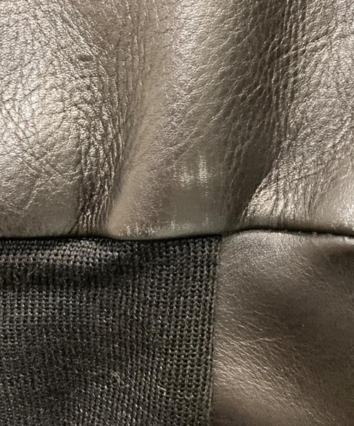 VANSON（バンソン）VANSON (バンソン) レーシングレザージャケット ブラック×レッド サイズ:38の古着・服飾アイテム