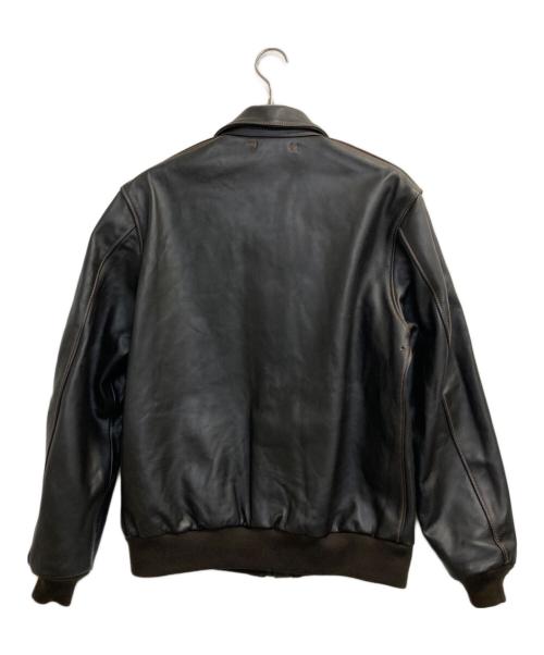 AVIREX（アヴィレックス）AVIREX (アヴィレックス) ホースハイドA-2レザージャケット ダークブラウン サイズ:42の古着・服飾アイテム
