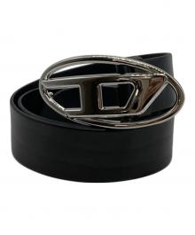 DIESEL（ディーゼル）の古着「B-1DR Dバックルベルト」｜ブラック