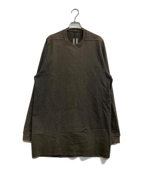 RICK OWENS（リックオウエンス）RICK OWENS (リックオウエンス) ヘビーコットン オーバーサイズ L/Sカットソー ブラック サイズ:Ｍの古着・服飾アイテム