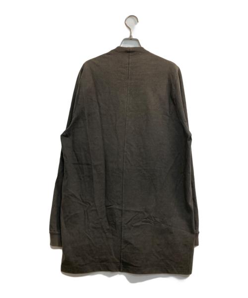 RICK OWENS（リックオウエンス）RICK OWENS (リックオウエンス) ヘビーコットン オーバーサイズ L/Sカットソー ブラック サイズ:Ｍの古着・服飾アイテム