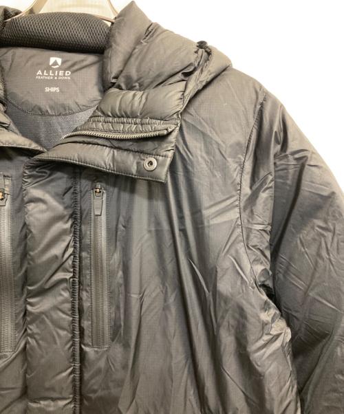 SHIPS（シップス）SHIPS (シップス) ALLIED FEATHER & DOWN JACKET 700FILL ブラック サイズ:Ｌの古着・服飾アイテム