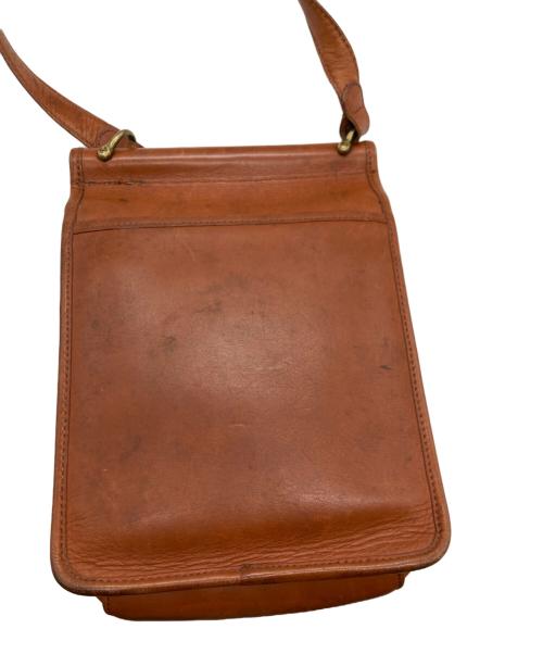 COACH（コーチ）COACH (コーチ) クラブタンレザーターンロックショルダーバッグ ブラウンの古着・服飾アイテム