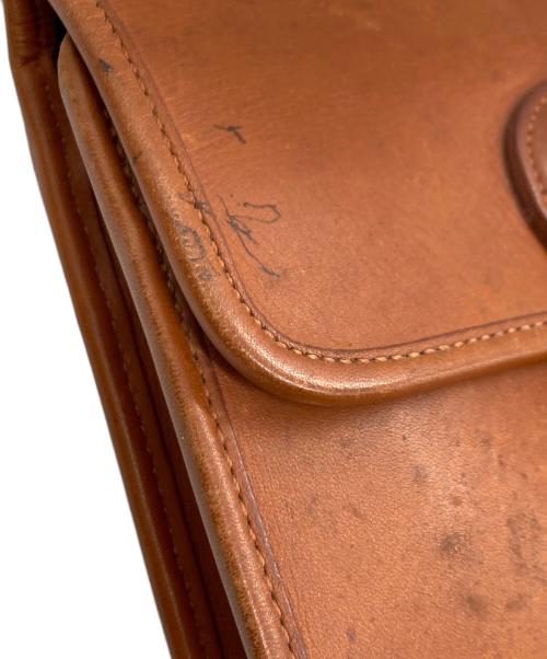 COACH（コーチ）COACH (コーチ) クラブタンレザーターンロックショルダーバッグ ブラウンの古着・服飾アイテム