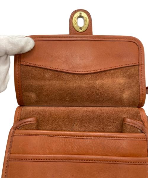 COACH（コーチ）COACH (コーチ) クラブタンレザーターンロックショルダーバッグ ブラウンの古着・服飾アイテム