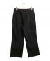 MARKAWARE (マーカウェア) ORGANIC WOOL SURVIVAL CLOTH WIDE CARPENTER TROUSERS ブラック サイズ:SIZE2：13000円