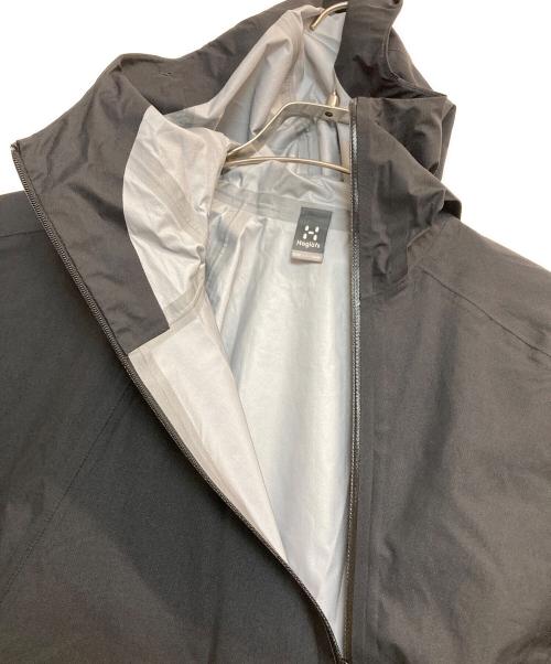 HAGLOFS（ホグロフス）HAGLOFS (ホグロフス) Rapak Poncho/ラパック ポンチョ ブラック サイズ:ＳＭサイズ 未使用品の古着・服飾アイテム
