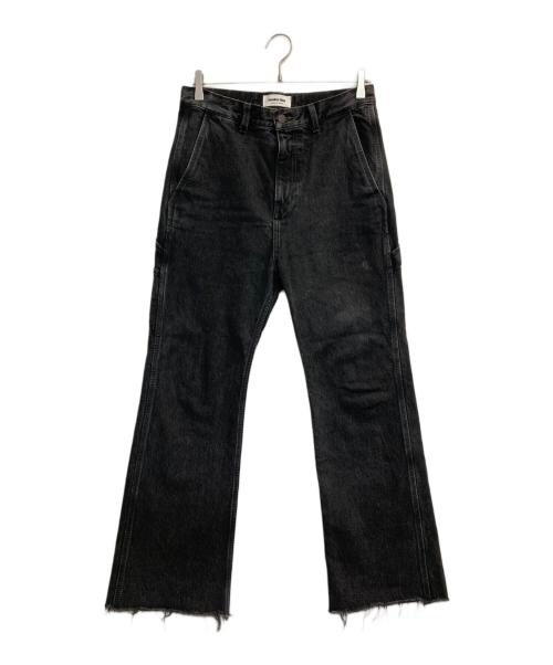 MONKEY TIME（モンキータイム）MONKEY TIME (モンキータイム) DENIM FLARE PAINTER/フレアデニム ブラック サイズ:Sの古着・服飾アイテム