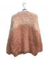 CLANE (クラネ) BI COLOR SHAGGY KNIT CARDIGAN ピンク サイズ:2：12000円