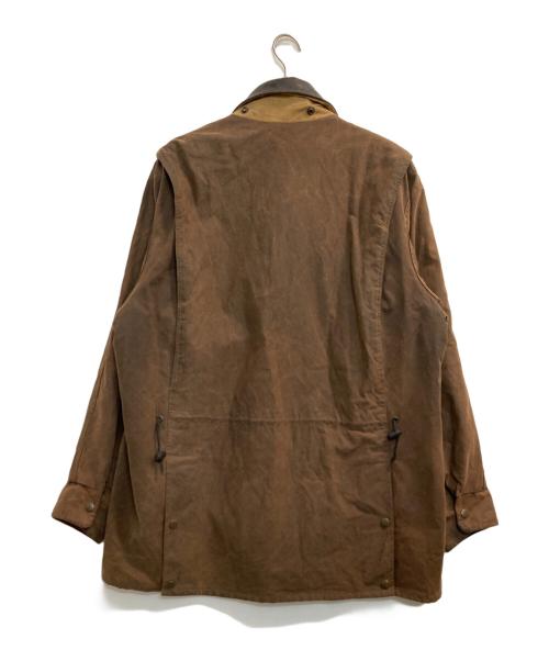 BURKE WILLS（バークトウィルズ）BURKE WILLS (バークトウィルズ) オイルドワークジャケット ブラウン サイズ:XLの古着・服飾アイテム
