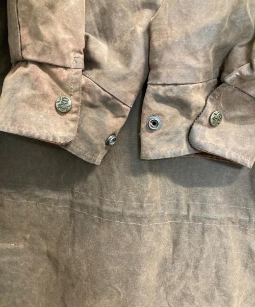 BURKE WILLS（バークトウィルズ）BURKE WILLS (バークトウィルズ) オイルドワークジャケット ブラウン サイズ:XLの古着・服飾アイテム