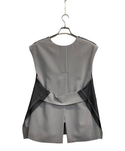 ADORE（アドーア）ADORE (アドーア) レイヤードエンブロイダリーブラウス グレー サイズ:38 未使用品の古着・服飾アイテム
